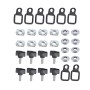 A5564 8 Sets Car Hard Top Fast Removal Screws Fastener Kit for Jeep