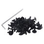 A5531 100 PCS M5x19 Mudguard Screws with Clip Nut / Wrench N90775001 N90648702 for Audi