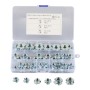 A6342 50 PCS T-Nut 4 Pronged Tee Blind Nuts Assortment Kit