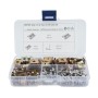 A2750 160 in 1 U-shape Nut Kit Spire Clips No.6 Zinc Speed Fasteners Lug Nuts with Screws