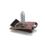 A2753 50 in 1 U-shape Nut Kit Spire Clips No.12 Zinc Speed Fasteners Lug Nuts with Screws