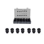 100 PCS Cage Nuts and Screw Cage Nuts M5 + Rack Screws M5x16