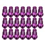 20 PCS  D1 Spec P1.5 Racing Wheel Nut, Length: 50mm(Purple)