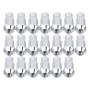 20 PCS D1 Spec P1.5 Racing Wheel Nut, Length: 50mm(Silver)