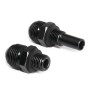 2 PCS Car Transmission Oil Cooler Adapters  AN8-1/4NPS Threaded Joints