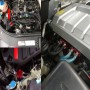 Automotive Round Oil Filter Pot Power Modified Engine Oil Breathable Pot (Black)