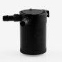 Car Universal Compact Baffled Oil Catch Can 2-Port(Black)