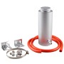 Универсальный радиатор охлаждающая жидкость алюминиевый резервуар переполнение резервуара, емкость: 800 мл (серебро)