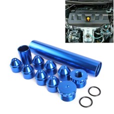 Car Fuel Filter Suit for Napa 4003 WIX 24003 1/2-28 inch Turbo Air Filter (Blue)