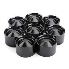 8 PCS Car Aluminum Storage Cups Interior Accessories Automobiles Fuel Filters for Napa 4003 WIX 24003 1.797 x 1.620 inch(Black)