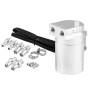 Universal Racing Aluminum Alloy Oil Catch Can Oil Tank Breather Tank, Capacity: 300ML (Silver)