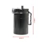 Car Oil Catch Can Oil Tank Breather Tank with Tube + Air Filter + Bracket for Ford