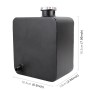 Car Modified Aluminum Alloy Vice Water Tank(Black)