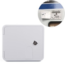 White Water Inlet Integrated Fill Dish Hatch Lock for RV Trailer Camper