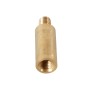 5 PCS Car Modification M6 to M7 Antenna Adapter(Gold)