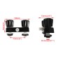 A7616-02 Двойной ручки RV Desl Faucet Diverter (Black)