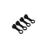 4 PCS Car / Motorcycles Brake Caliper Bleeder Caps Rubber Nipple Cap Greese Zerk Fitting Cap