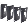 4 PCS Pickup Cargo Box Interface Board Tie Down Bed Cleat Standard Interface Plate FL3Z9928408AB for Ford F150