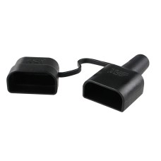 5pcs SG50A 600V UPS Power Connector Joint PVC Rubber Sleeve, Specification: Second Generation Black