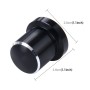 Car Metal Bump Stop Screw Cap(Black)