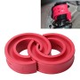 2 PCS Car Auto C Type Shock Absorber Spring Bumper Power Cushion Buffer, Spring Spacing: 27mm, Colloid Height: 50mm(Red)