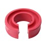 2 PCS Car Auto C Type Shock Absorber Spring Bumper Power Cushion Buffer, Spring Spacing: 27mm, Colloid Height: 50mm(Red)