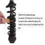 2 PCS Car Auto C+ Type Shock Absorber Spring Bumper Power Cushion Buffer, Spring Spacing: 32mm, Colloid Height: 60mm