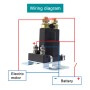 500A Motor Preheating Isolator Switching Power Supply Start Relay, Style:12V Long Time Type