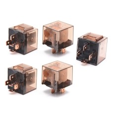 5 PCS 100A Automotive Relay With Indicator Light(12V 5 Plug 100A)