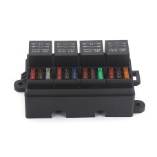 TF008-10 12V 4Pin Relay Car RV Radiography Sound Modified Electromagnetic Insurance Box