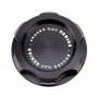 Car Modified Stainless Steel Oil Cap Engine Tank Cover for Honda, Size: 5.6 x 3.2cm(Black)