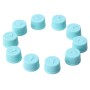 100 PCS Car Auto Universal Dustproof Air Condition Low Pressure Protective Valve Cap Cover