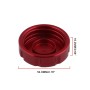 Gas Fuel Tank Filler Oil Cap Cover for Piaggio Scooter VESPA GTS GTV LX Series (Red)