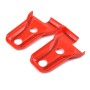 8 PCS Automotive ABS Side Door Hinge Protector Cover Trim for Jeep Wrangler JL 4 Door 2018-2019(Red)