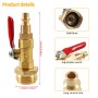 A6861 RV Male 1/4 Drain Fitting Adapter with Storage Bag