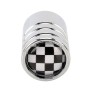 4 PCS Black and White Pattern Gas Cap Mouthpiece Cover Gas Cap Tire Cap Car Motor Bicycle Tire Valve Caps