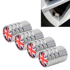 4 шт. Великобритания флаг шаблон газообразной крышки крышка газовой крышка шины Car Motor Bicycle Tire Caps