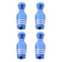 4 PCS Universal Bowling Ball Shape Car Motor Bicycle Tire Valve Caps(Blue)