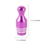 4 PCS Universal Bowling Ball Shape Car Motor Bicycle Tire Valve Caps(Purple)