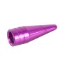 4 PCS Universal Sharp Mouth Shape Car Motor Bicycle Tire Valve Caps (Purple)