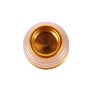 4 PCS Universal Wine Glass Shape Car Motor Bicycle Tire Valve Caps (Gold)