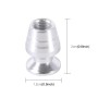 4 PCS Universal Wine Glass Shape Car Motor Bicycle Tire Valve Caps (Silver)