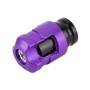 4 PCS Valve Shape Gas Cap Mouthpiece Cover Tire Cap Car Tire Valve Caps (Purple)