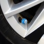 4 PCS Ball Number 8 Gas Cap Mouthpiece Cover Tire Cap Car Tire Valve Caps (Baby Blue)