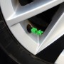 4 PCS Star Shape Gas Cap Mouthpiece Cover Tire Cap Car Tire Valve Caps (Green)