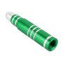 4 PCS Long Bullet Shape Gas Cap Mouthpiece Cover Tire Cap Car Tire Valve Caps (Green)