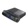 PZ802-E Solar Powered Video TPMS External Tire Pressure Monitor with LCD Color Display Screen (Black)