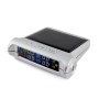 PZ802-E Solar Powered Video TPMS External Tire Pressure Monitor with LCD Color Display Screen (Silver)