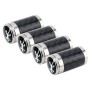 4 PCS Carbon Fiber Gas Cap Mouthpiece Cover Gas Cap Tire Cap Car Motor Bicycle Tire Valve Caps