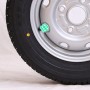 4 PCS Plastic Plated Dice Shape Universal Tire Valve Stem Cap(Green)